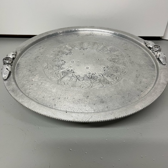 Vintage Trade Continental Hand Wrought Lazy Susan #518 - Picture 2 of 9